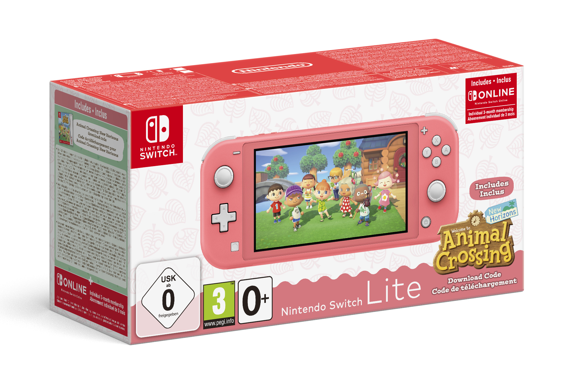 Nintendo Switch Lite (Coral) Animal Crossing: New Horizons Pack + NSO 3 months (Limited) – image 7