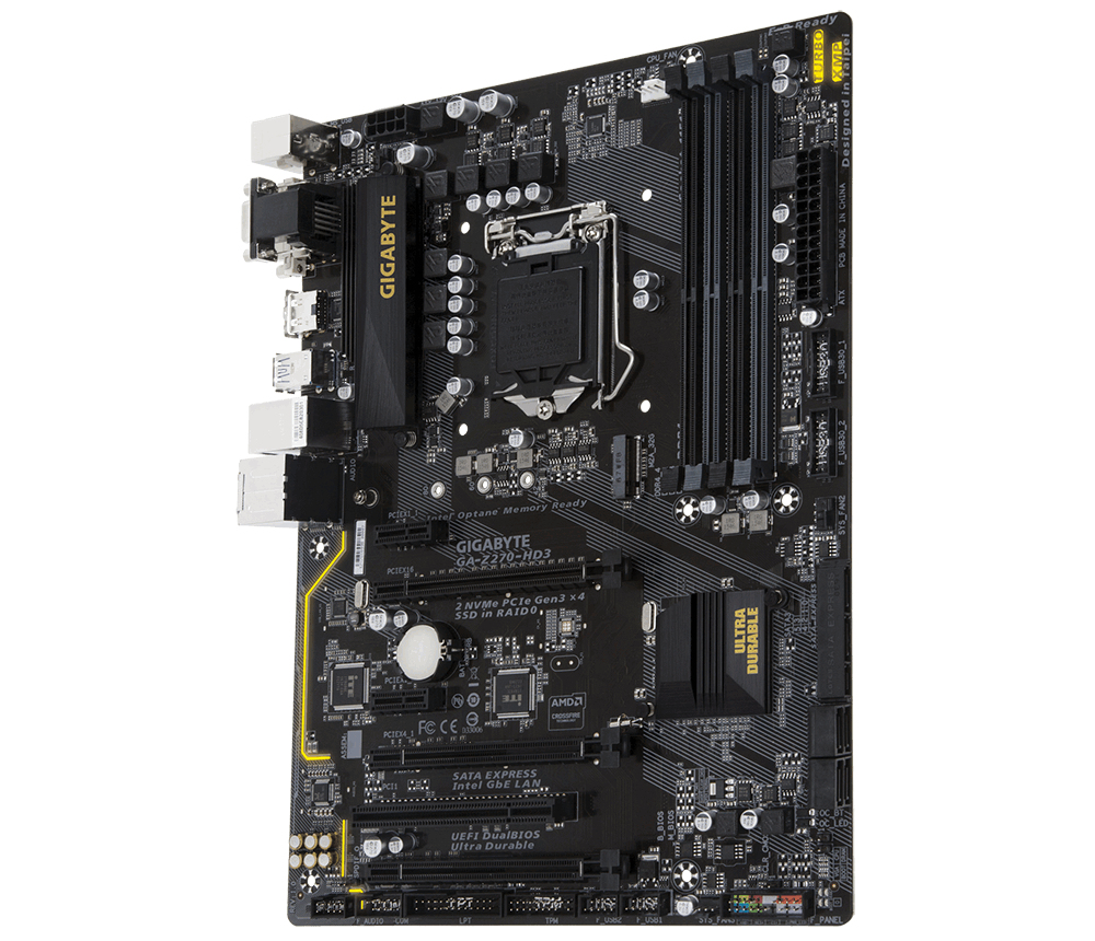 GIGABYTE GA-Z270-HD3 motherboard Intel® Z270 LGA 1151 (Socket H4) ATX – image 3