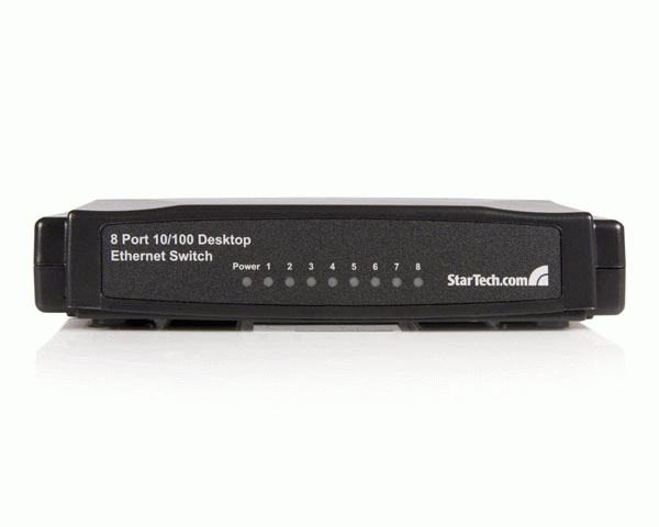 StarTech.com 8 Port 10/100 Mbps Fast Ethernet Switch – image 2