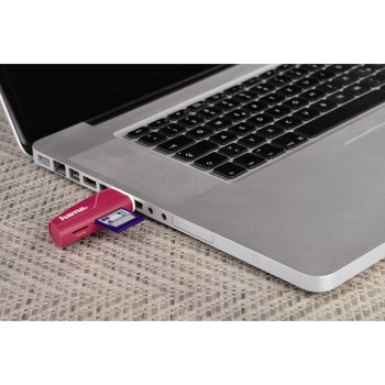 Hama 00054133 card reader USB 2.0 Black, Blue, Green, Pink – image 3