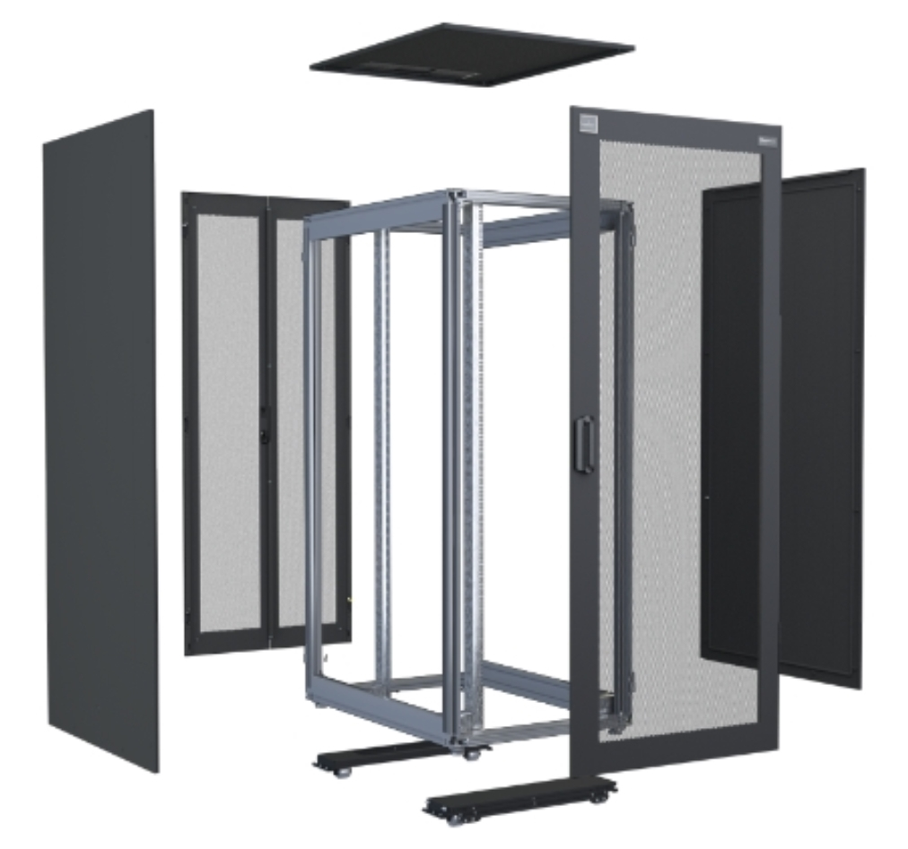 Vertiv Knürr Dcm mob. With side panel h2000 w800 d1200 – image 3