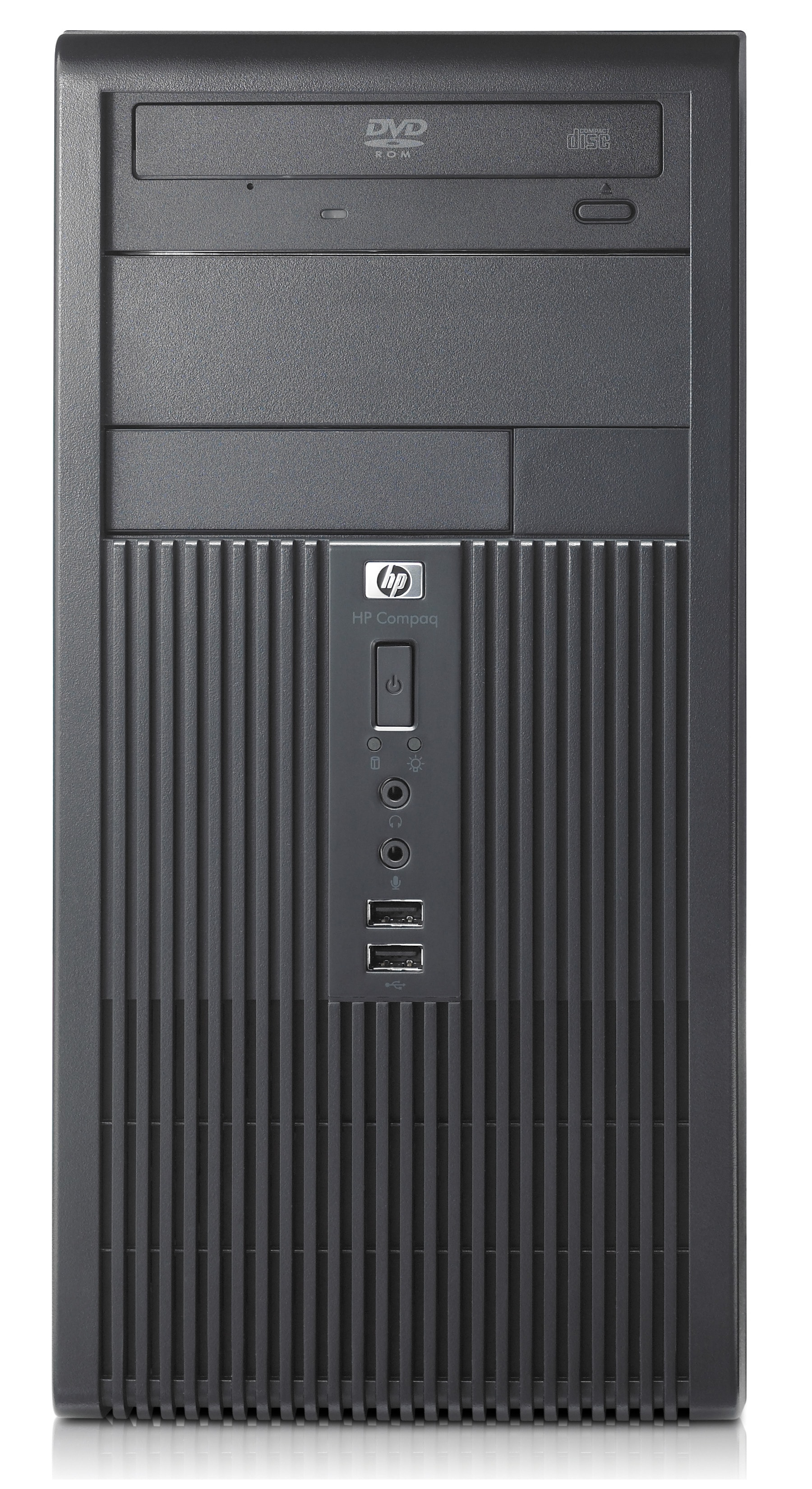 HP Compaq dx7400 Intel Core™2 Duo Processor E6550 1G/160G DVD-ROM FreeDOS Microtower PC – image 1
