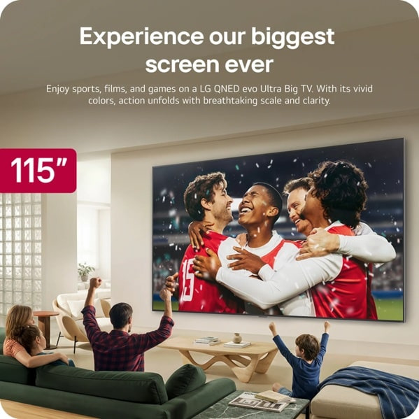 LG QNED evo AI MiniLED 115QNED92BU TV 2.92 m (115") 4K Ultra HD Smart TV Wi-Fi Black – image 6