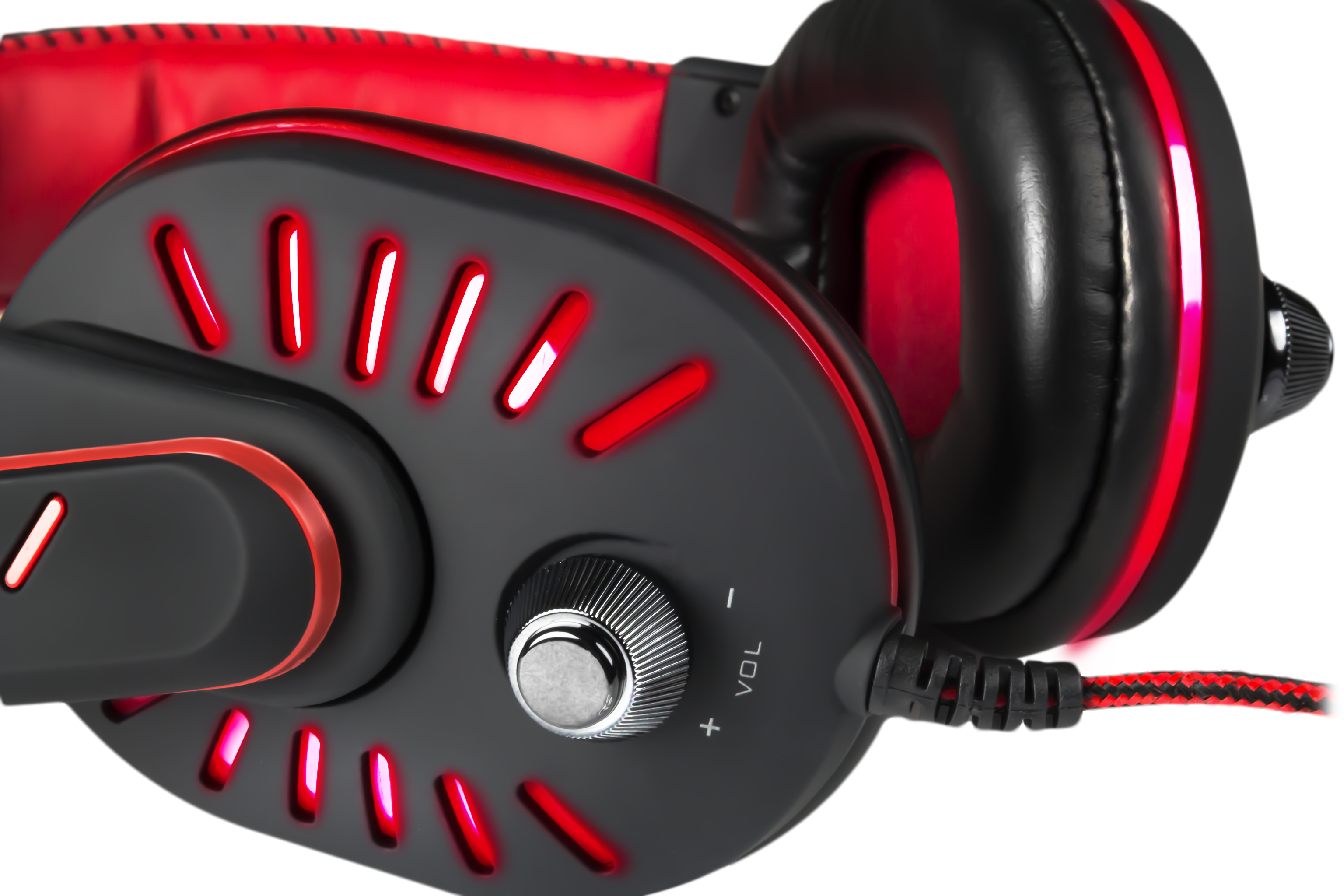 Mars Gaming MH3 headphones/headset Wired Head-band Black, Red – image 3