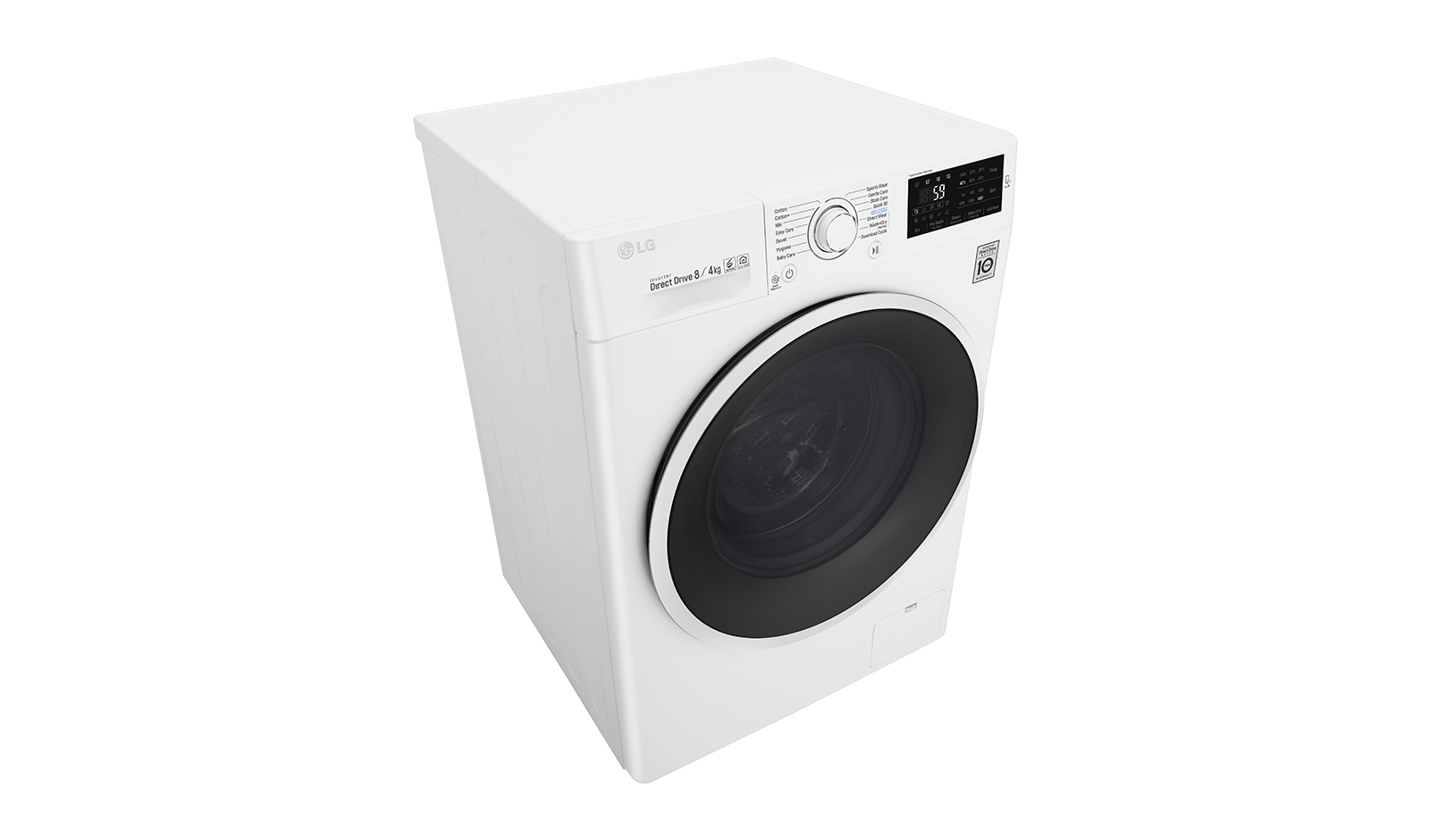 LG F4J6TM0WC washer dryer Freestanding Front-load White – image 4