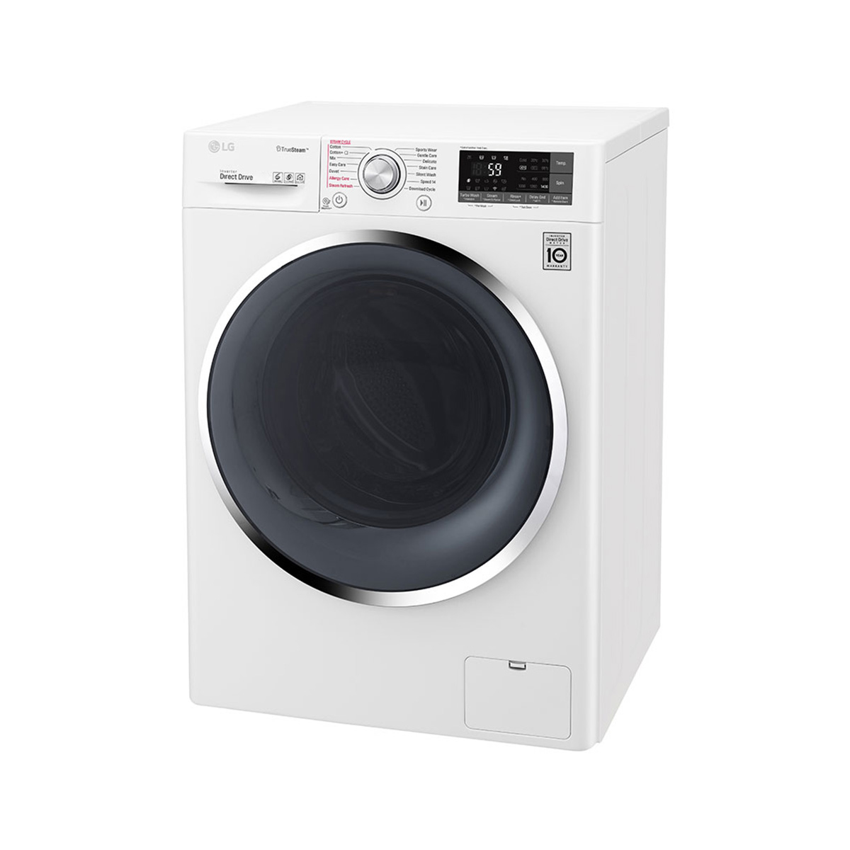 LG F4J8VS2W washing machine Front-load – image 4