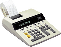 Canon P39DII calculator Printing