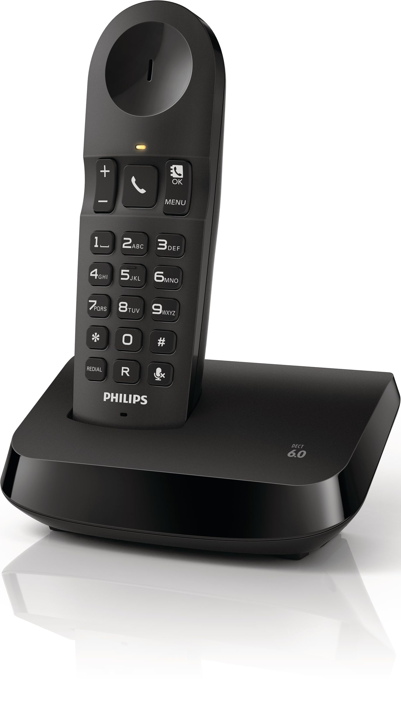 Philips D1001B/77 telephone DECT telephone Black
