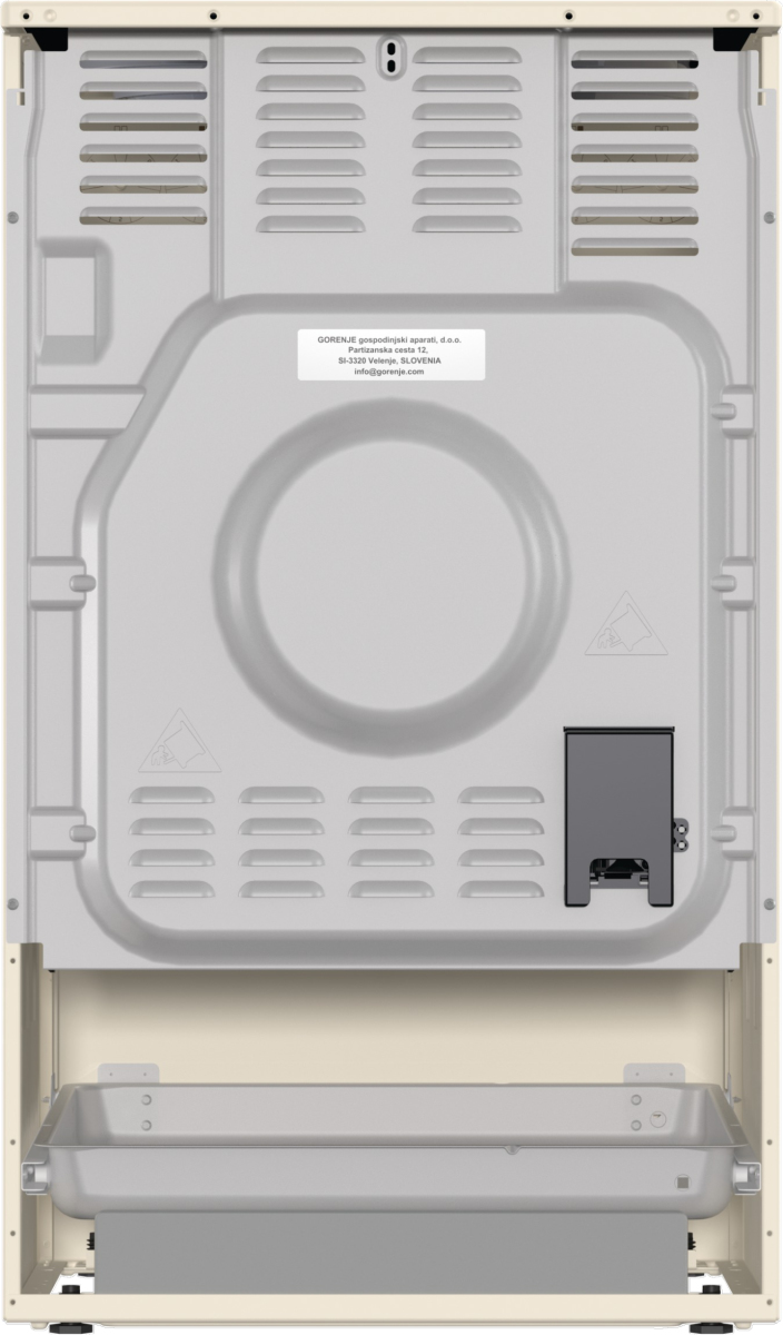 Gorenje GECS5B70CLI Freestanding cooker Electric Ceramic hob Beige – image 5