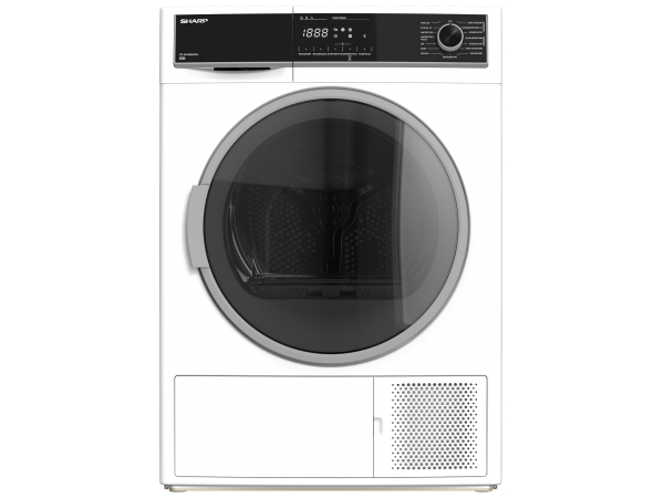 Sharp KD-HHH8S8GW3-DE tumble dryer Freestanding Front-load