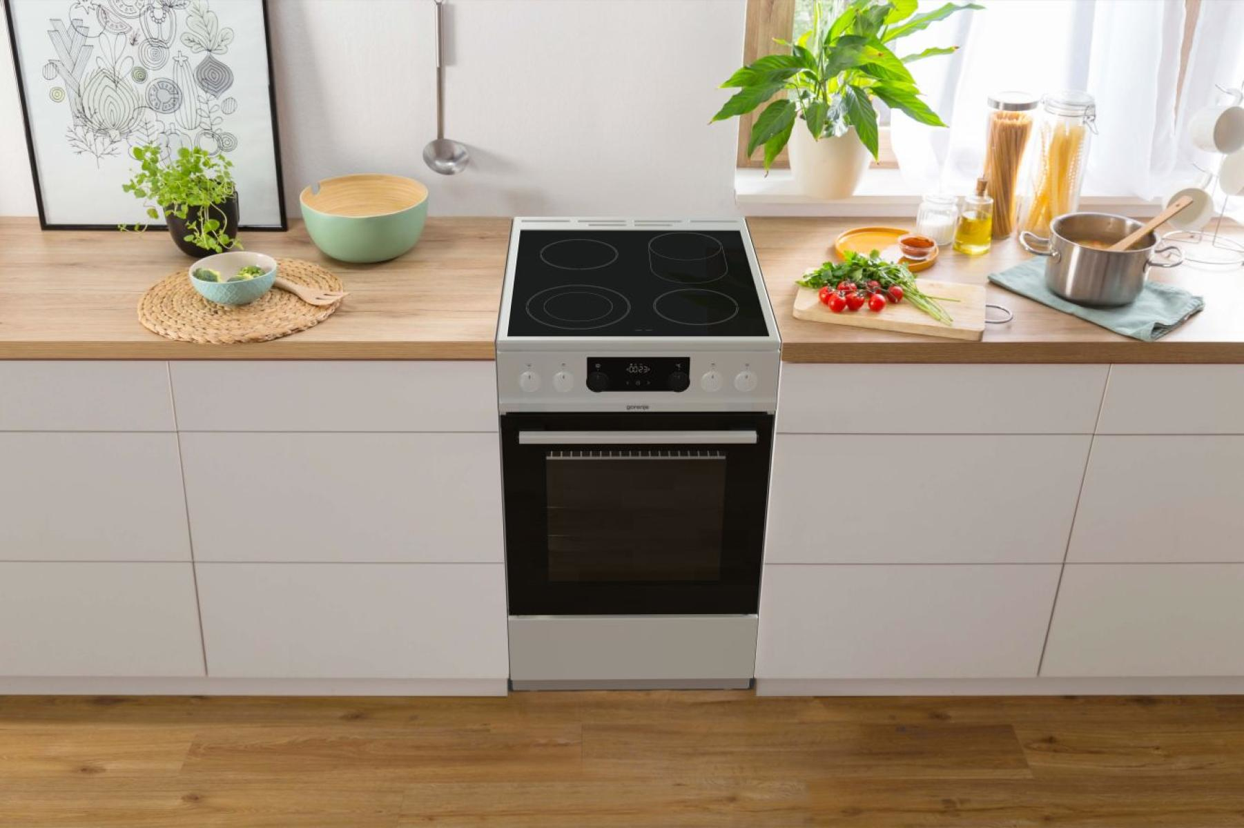 Gorenje ECS5350XPA Freestanding cooker Electric Zone induction hob Stainless steel – image 7