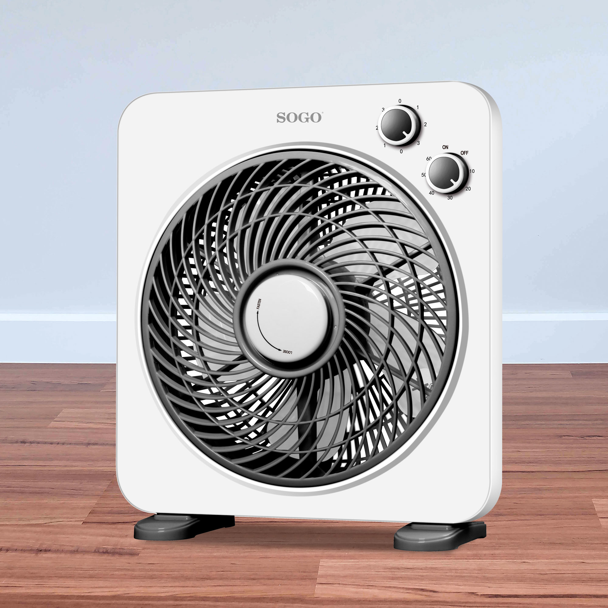 Sogo VEN-SS-21125 household fan Black, White – image 2