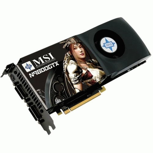 MSI N9800GTX-T2D512OC graphics card GeForce 9800 GTX GDDR3 – image 3