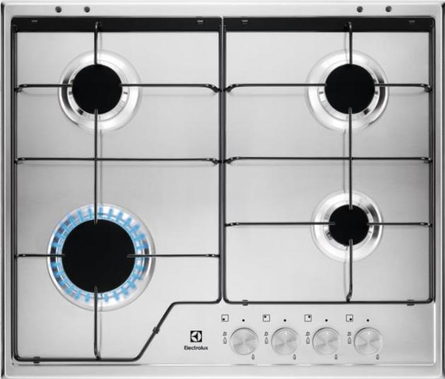 Electrolux EGS6424SX Stainless steel Built-in Gas 4 zone(s)
