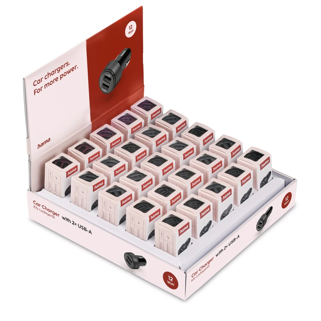 Hama 00201950 mobile device charger Smartphone, Tablet Black, Cherry colour, Grey Cigar lighter Auto – image 3