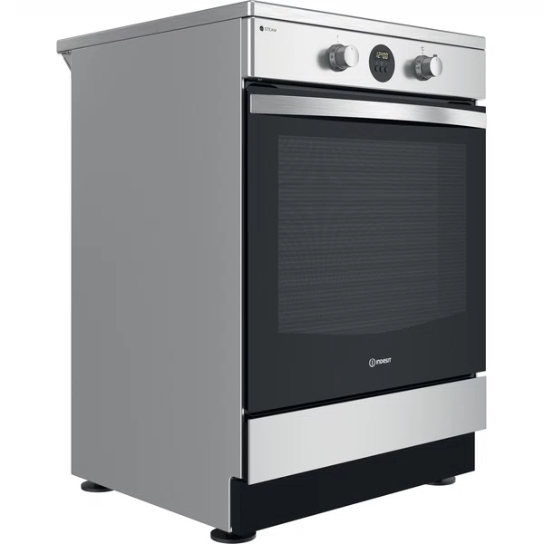 Indesit IS67IQ8CCX/FR Freestanding cooker Electric Zone induction hob Stainless steel – image 4