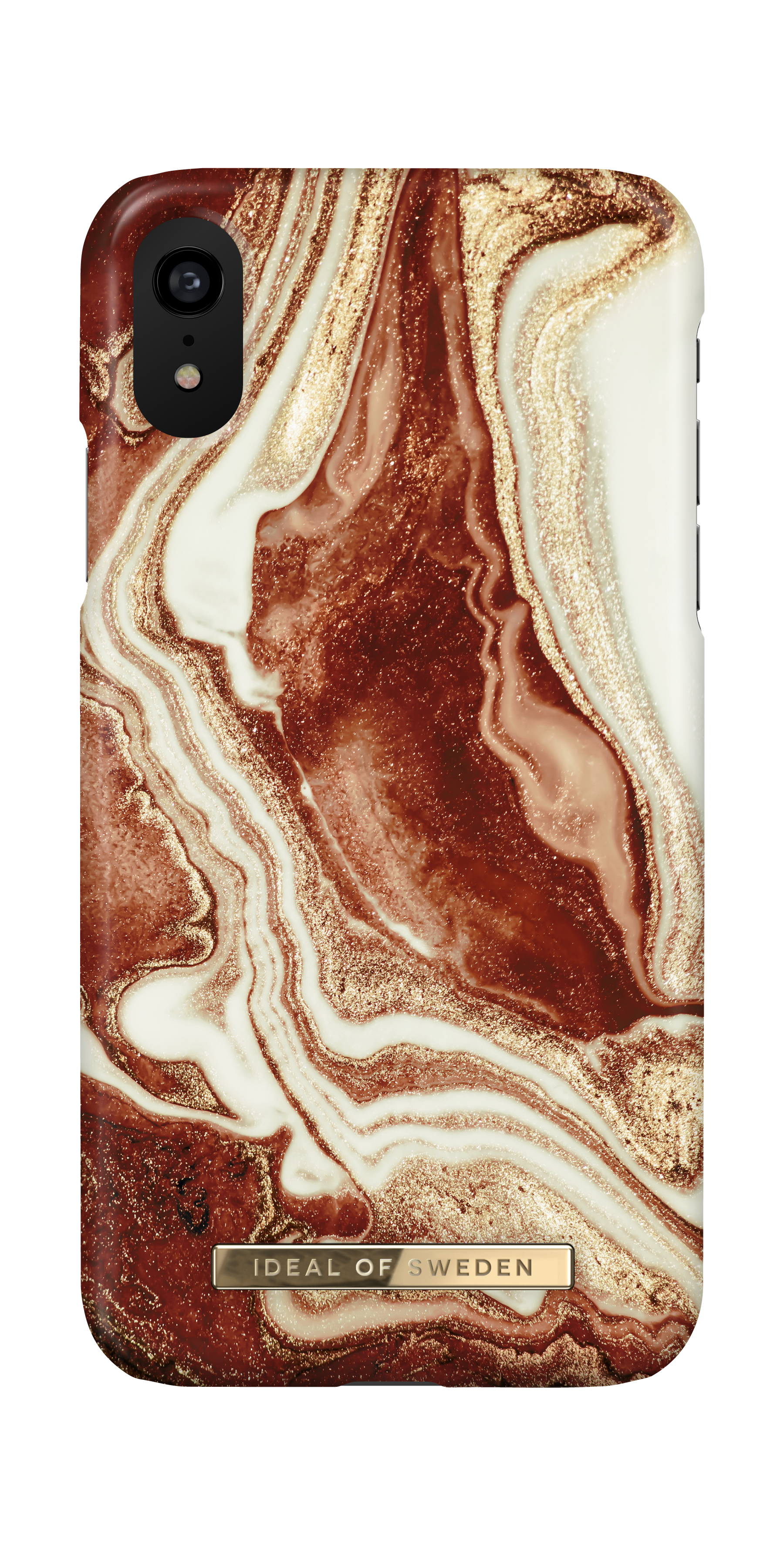 iDeal of Sweden Printed Case iPhone XR Golden rusty marble – image 3