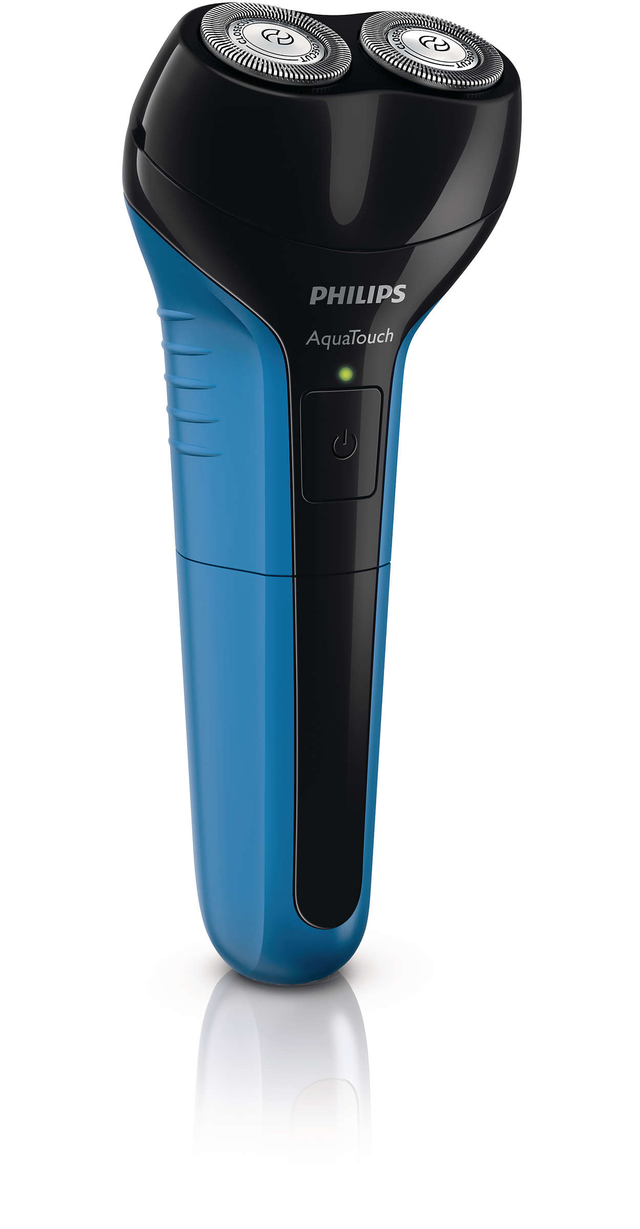 Philips AquaTouch AT600/23 men's shaver Rotation shaver Black, Blue – image 1