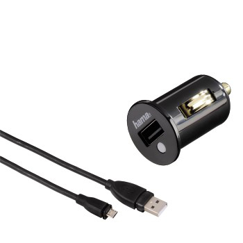 Hama 108387 Tablet Black Cigar lighter, USB Auto, Indoor