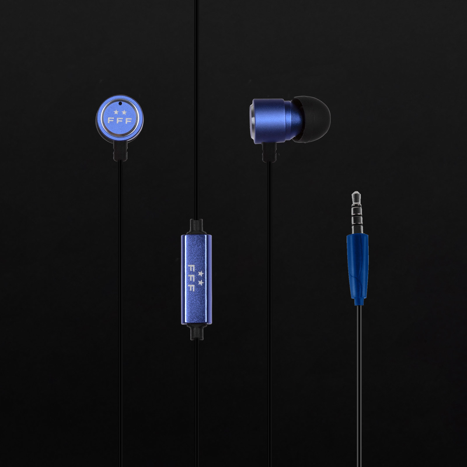 Konix FFF Headset Wired In-ear Calls/Music Blue – image 2