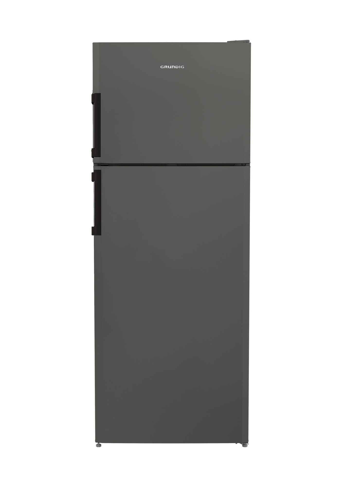 Grundig GRNE 406 MG E ENERJİ SINIFI 406LT DUO-NO FROST ÜSTTEN DONDURUCULU BUZDOLABI KOYU GRİ – image 1