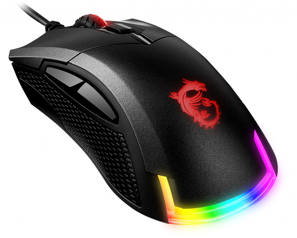MSI CLUTCH GM50 RGB Optical FPS Gaming Mouse '7200 DPI Optical Sensor, 6 Programmable button, 3-Zone RGB, Ergonomic design, OMRON Switch with 20+ Million Clicks – image 2