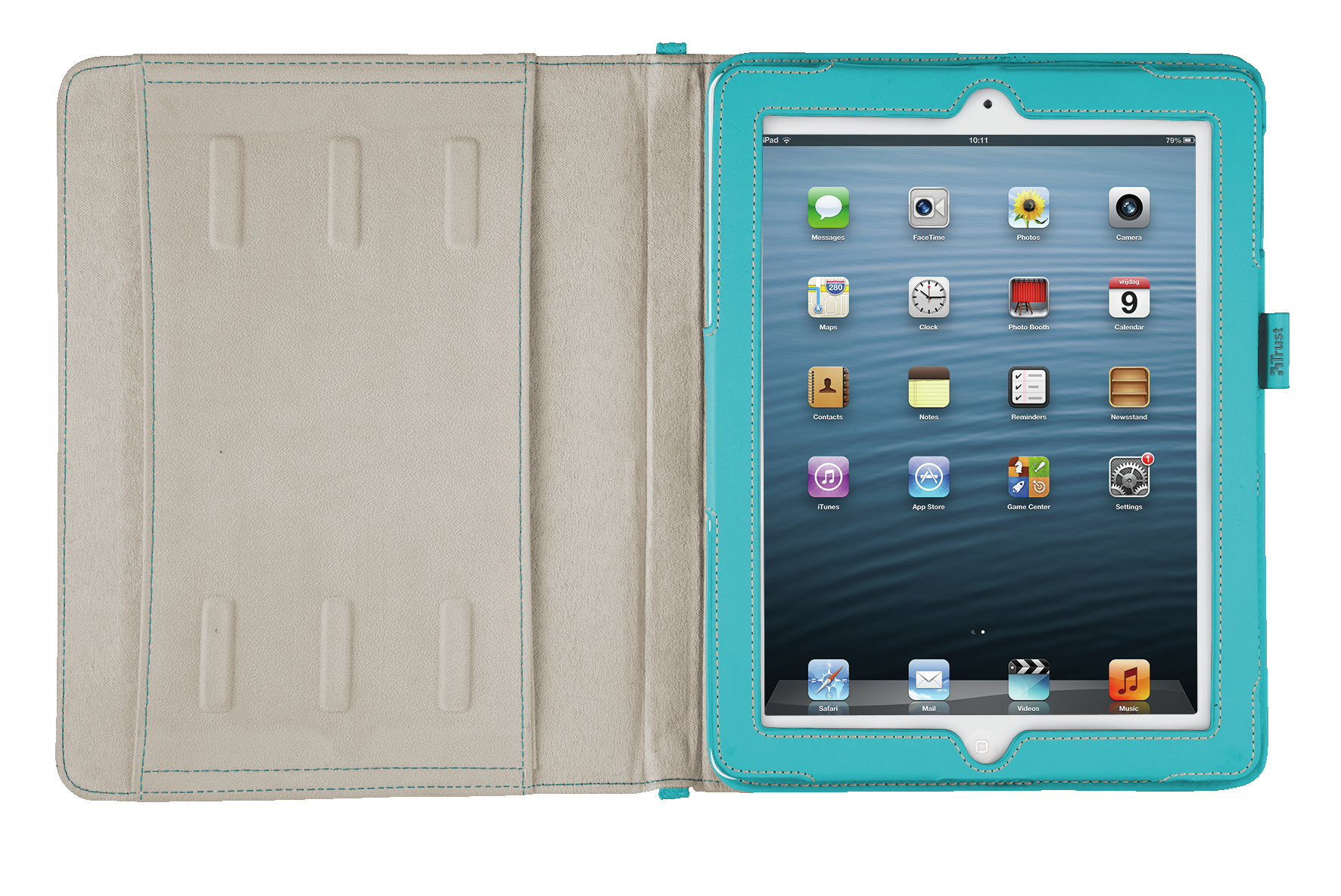Trust 19110 tablet case Folio Sand, Turquoise – image 2