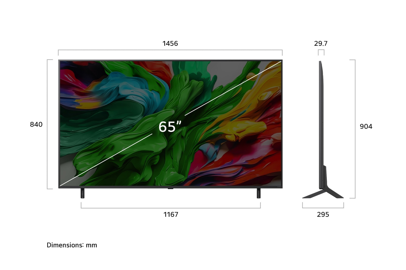 Téléviseur LG 65 65QNED85A6C QNED evo MiniLED — photo 5