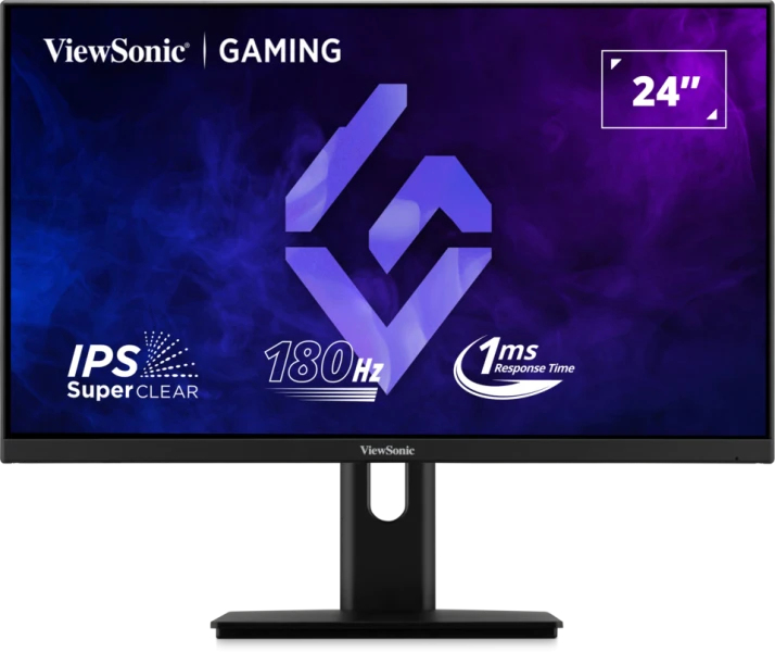 ViewSonic XG24G1 - LED monitor - gaming - 24" (23.8" viewable) - 1920 x 1080 Full HD (1080p) @ 180 Hz - IPS - 300 cd/m� - 1000:1 - 1 ms - 2xHDMI, DisplayPort