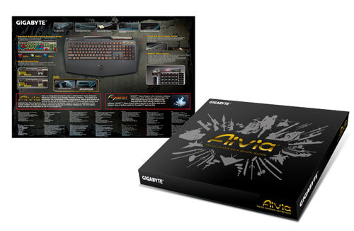 GIGABYTE K8100 keyboard USB QWERTY Black – image 3