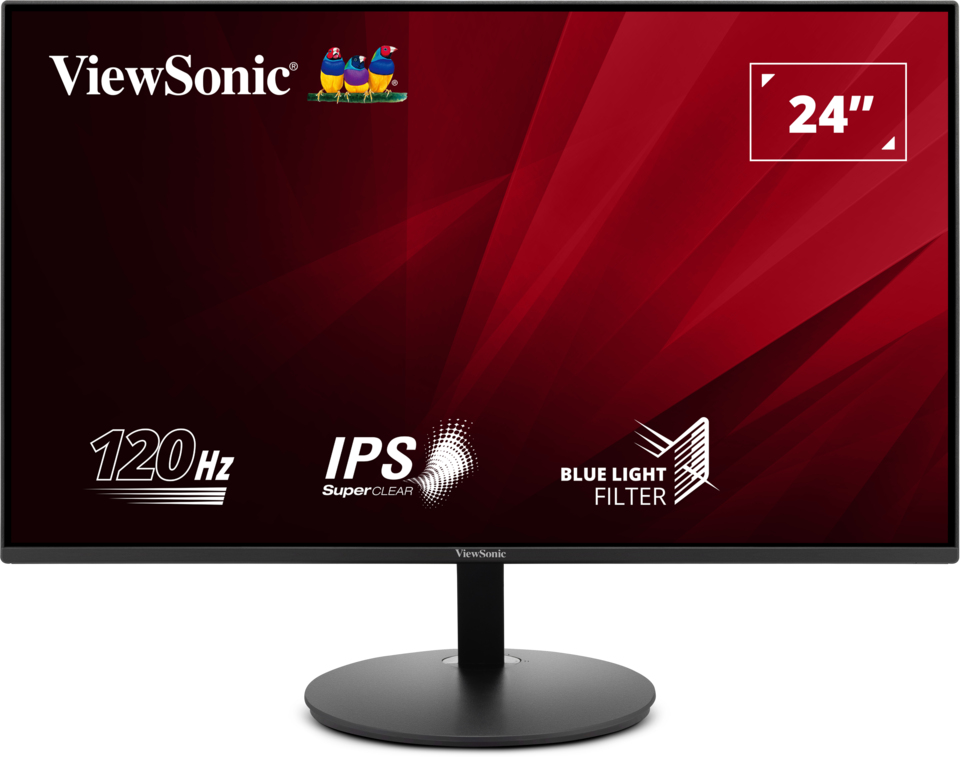 Viewsonic VA 24" Full HD Monitor w/Fast 1ms Response Monitor PC 61 cm (24") 1920 x 1080 Pixel LED