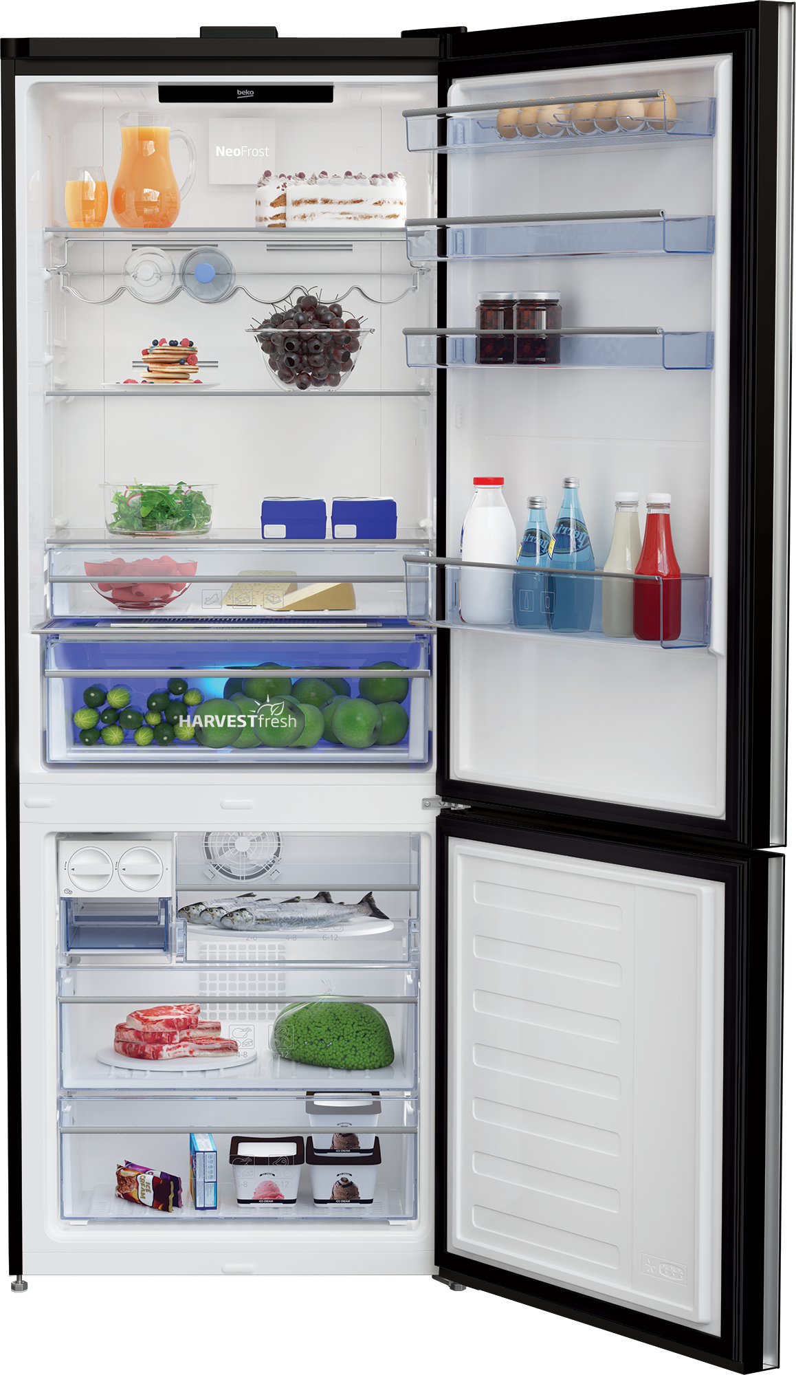 Beko RCNE560E60ZGBHN fridge-freezer Freestanding – image 5