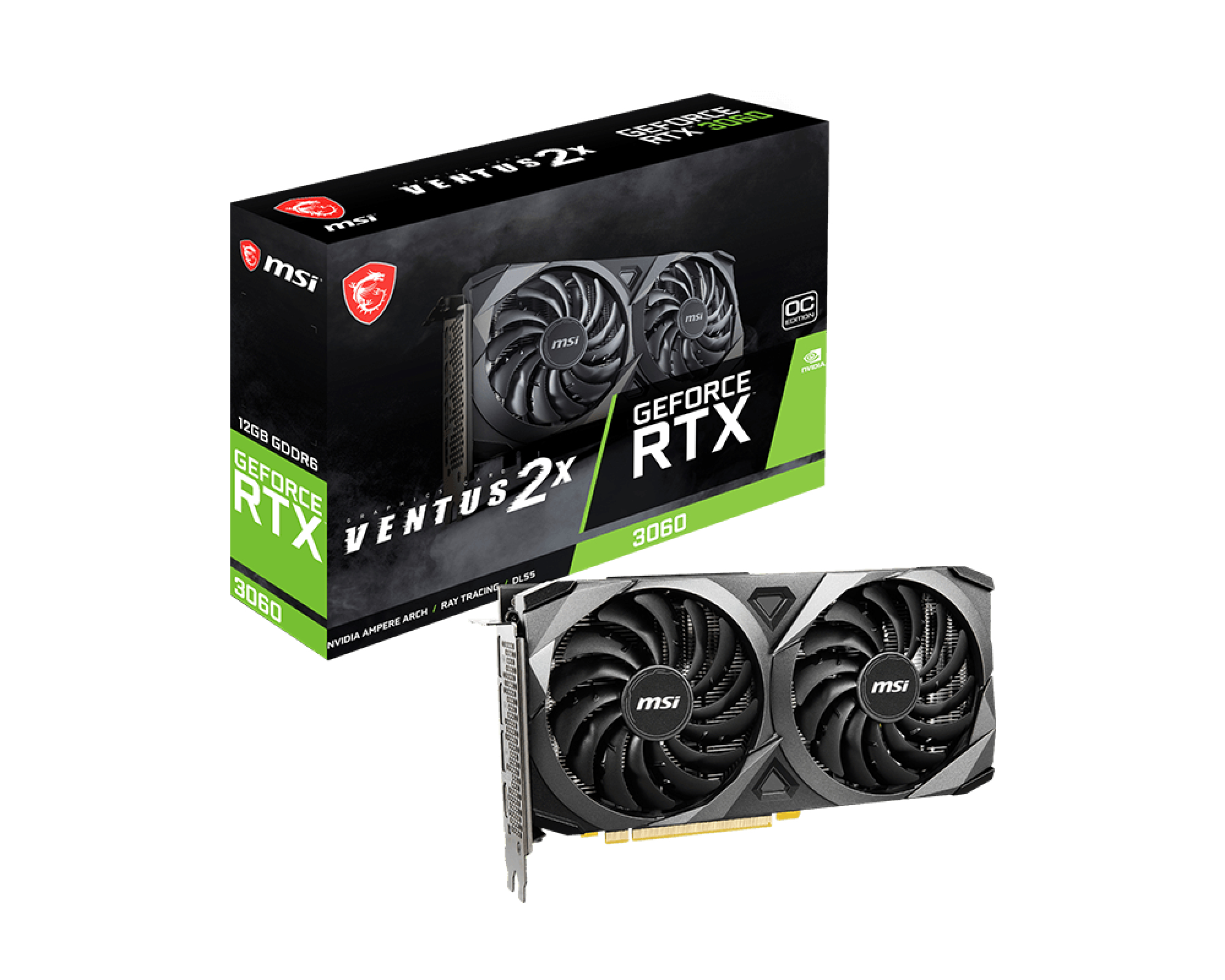 MSI GeForce RTX 3060 VENTUS 2X 12G OC – image 5