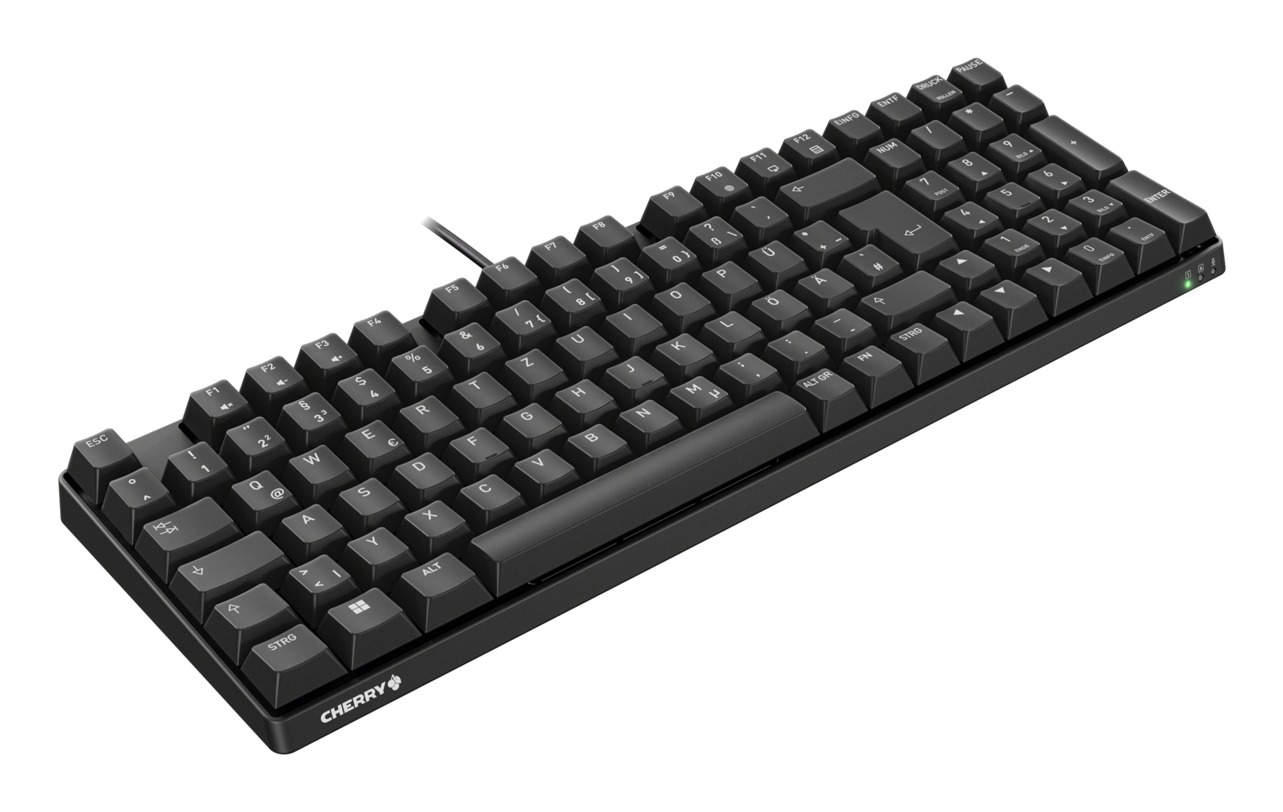 Cherry K37ID keyboard Industrial USB QWERTZ German Black – image 2