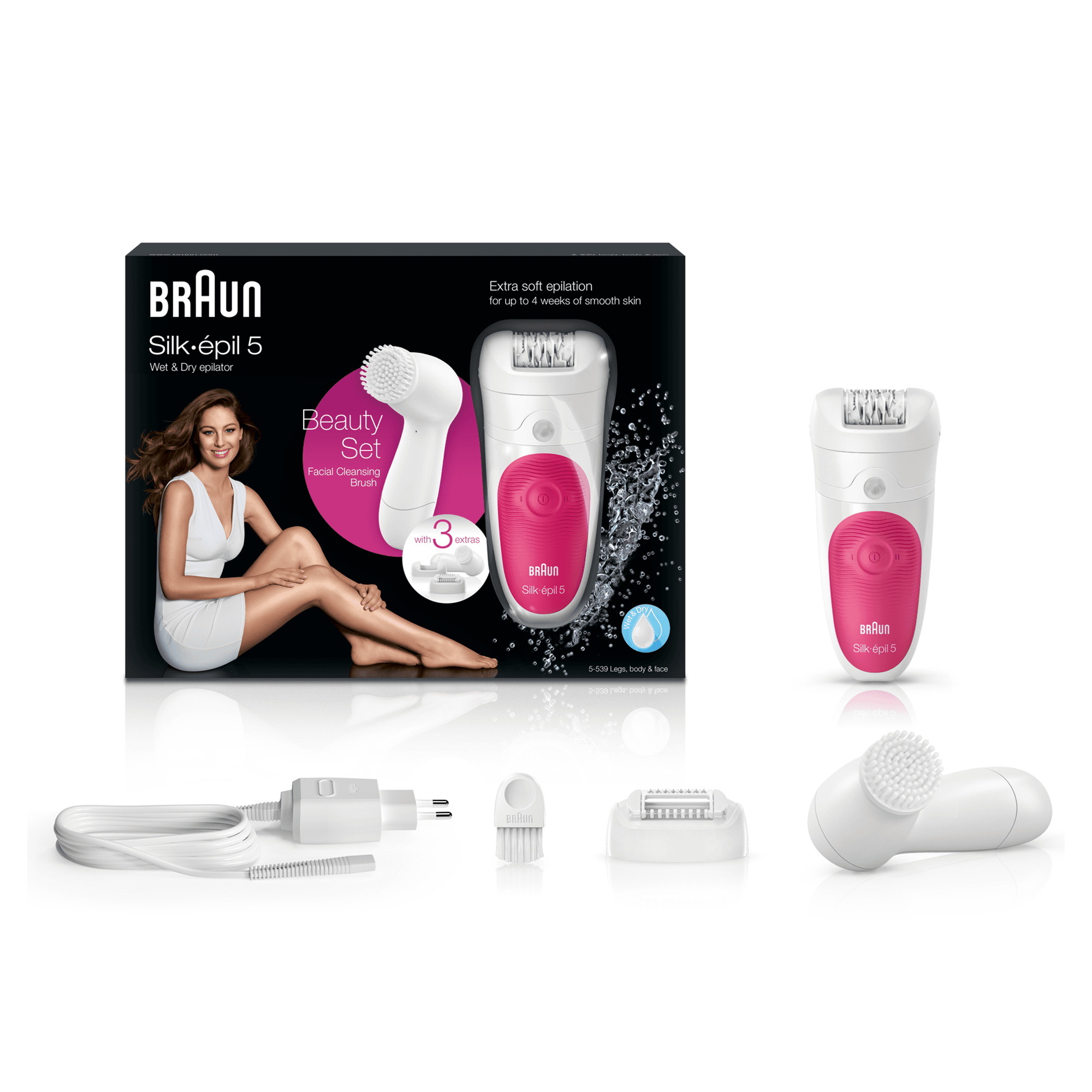 Braun 81574413 epilator 28 tweezers White, Pink – image 5