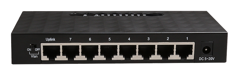 iggual GES8000 Unmanaged Gigabit Ethernet (10/100/1000) Black – image 2