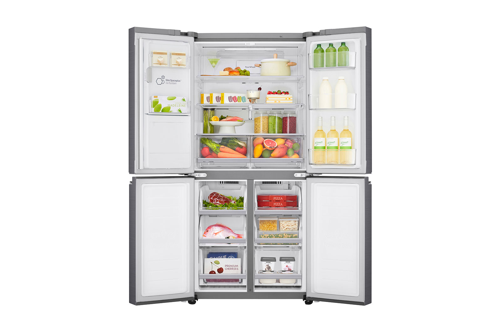 LG GML844PZKZ side-by-side refrigerator Freestanding – image 2