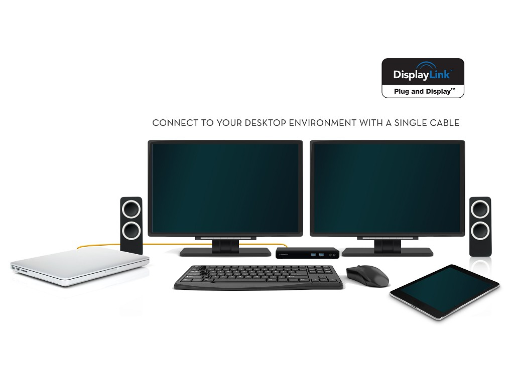 2-Power USB 3.0 Dual Display Docking Station – image 4