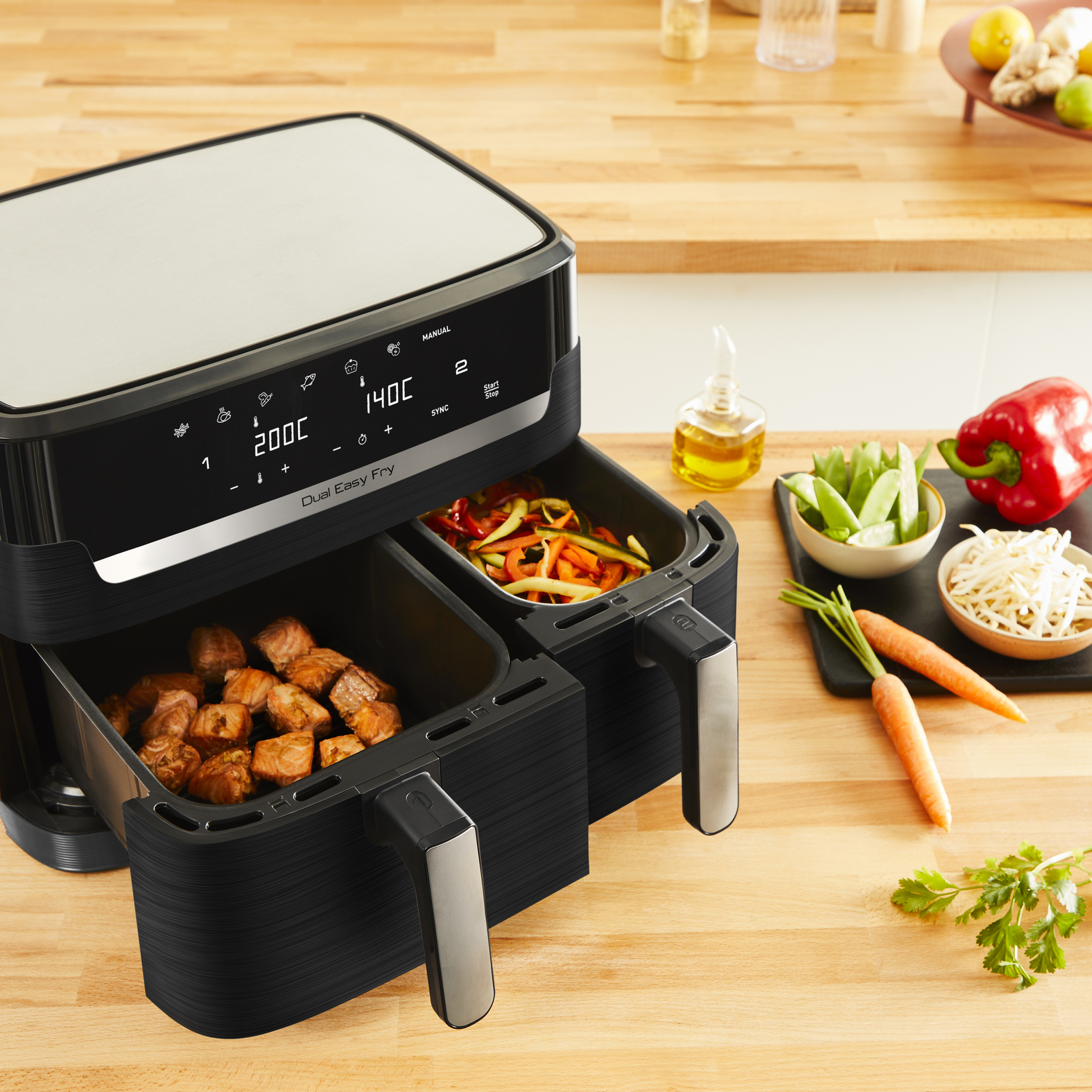Tefal Dual Easy Fry & Grill EY9018 Double – image 6