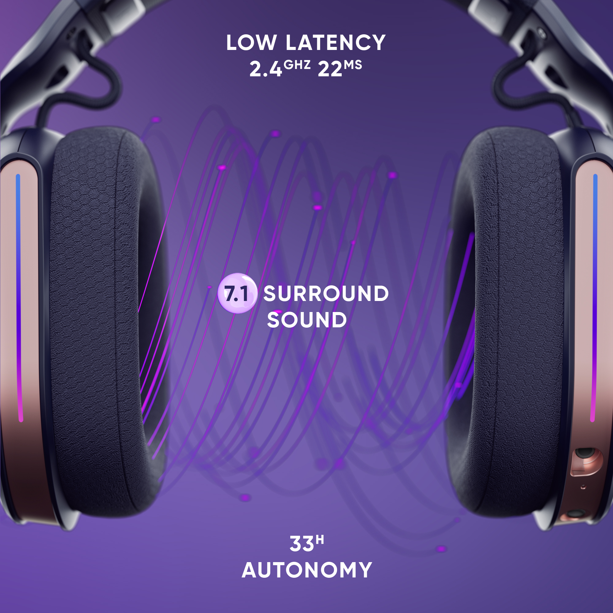 Oniverse Wireless Gaming Headset Polaris - Sideral Blue (Multiplatform) – image 9