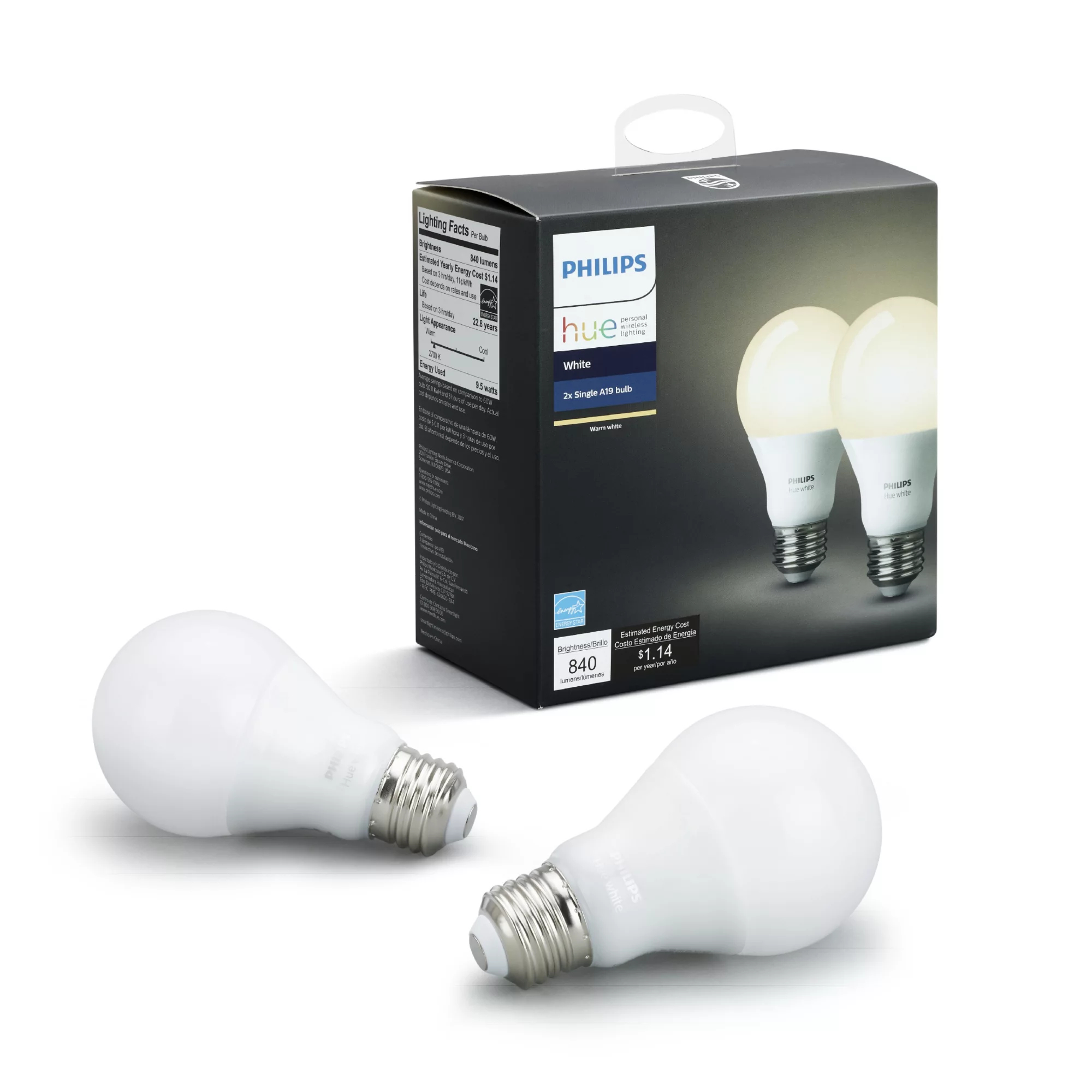 Philips by Signify Philips Hue White 046677530372 smart lighting Smart bulb Bluetooth/Zigbee