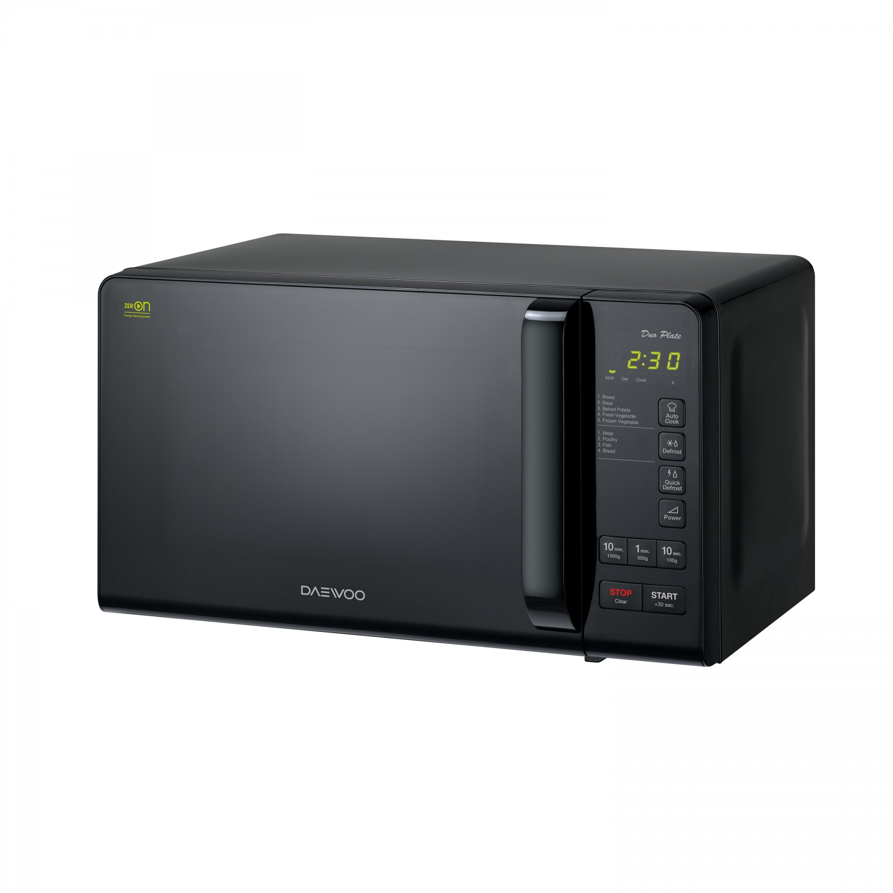 Daewoo KOR-6S3DBK microwave Black Solo microwave Countertop – image 2