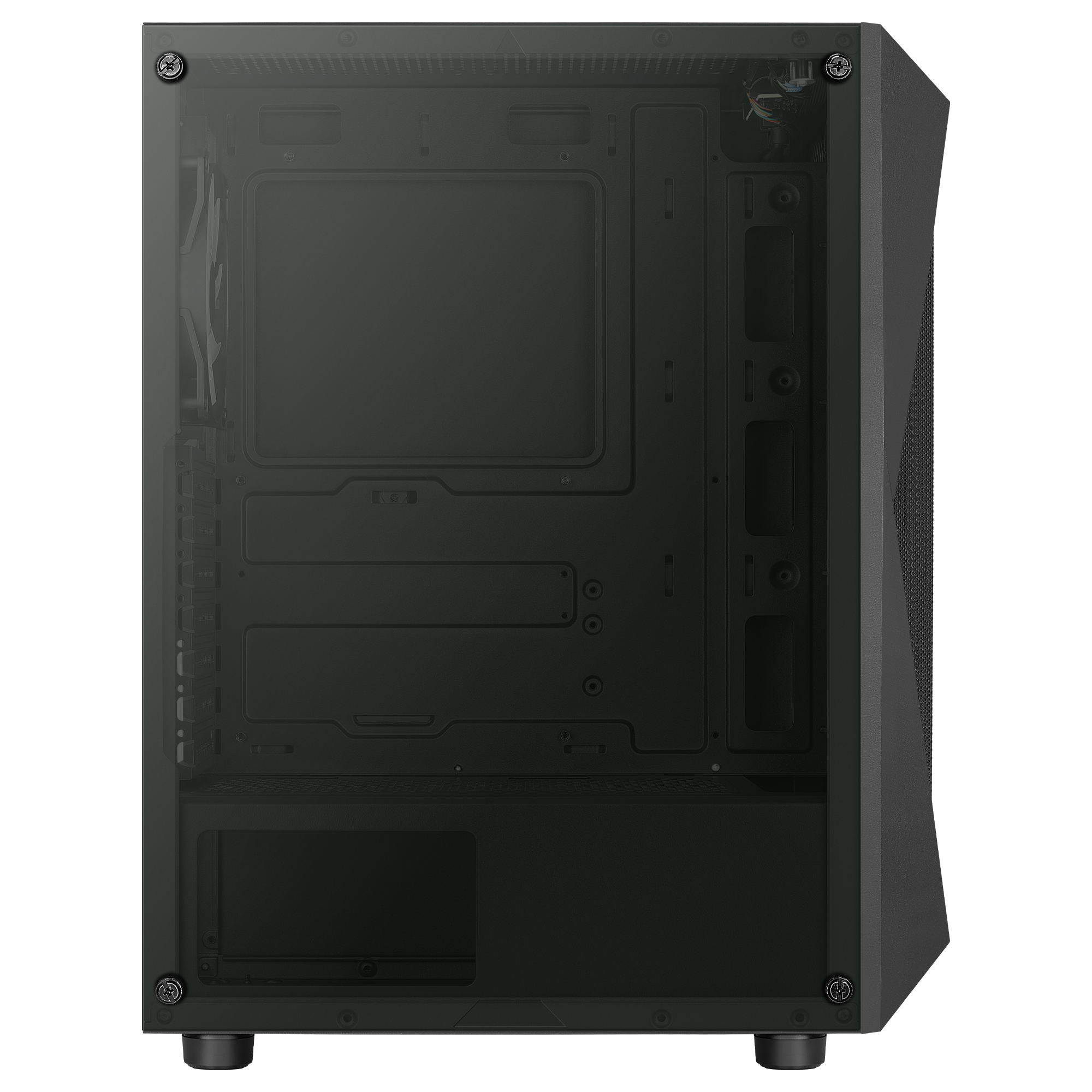 Aerocool FALCONV2BK PC ATX Case Front Panel Mesh Tempered Glass 4 Fans ARGB – image 6
