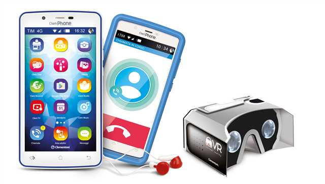 Clementoni ClemPhone 12.7 cm (5") Android 6.0 16 GB 2100 mAh Blue, White