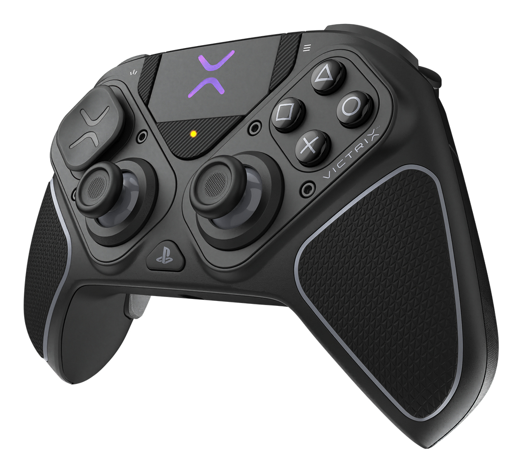 Turtle Beach Victrix Pro BFG Reloaded Noir PlayStation Manette de gaming modulaire sans fil w/Bluetooth, module Fightpad et effet Hall pour PlayStation 5, PlayStation 4 et PC