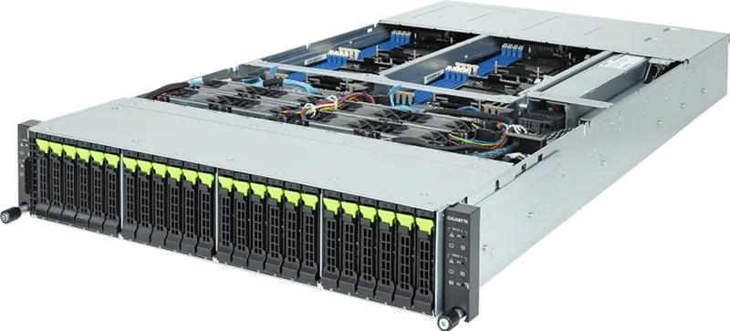 GIGABYTE H263-S62-AAN1 Intel C741 LGA 4677 (Socket E) Rack (2U) Black, Steel – image 2