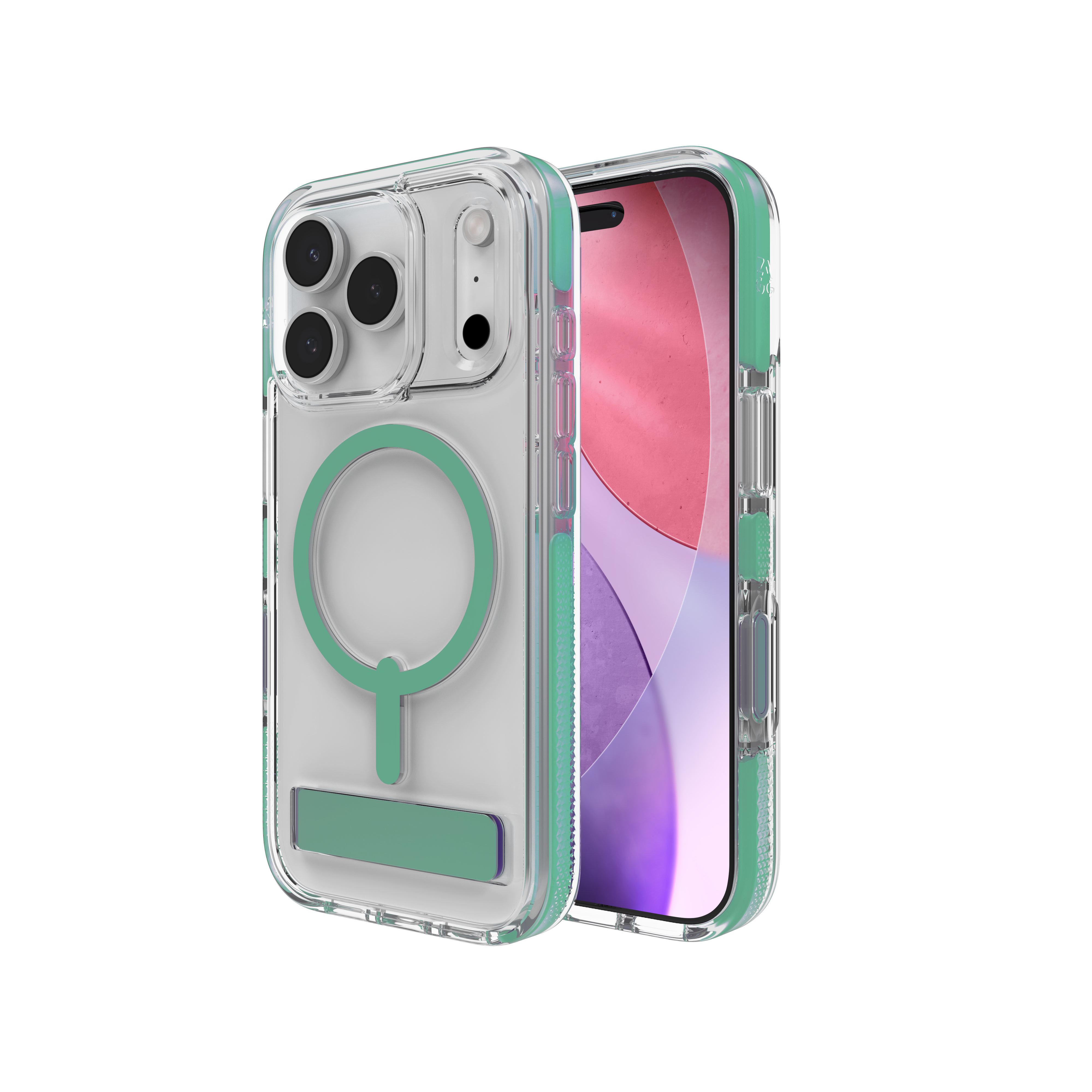 ZAGG Santa Cruz Snap Kickstand coque de protection pour téléphones portables 16 cm (6.3") Housse Transparent