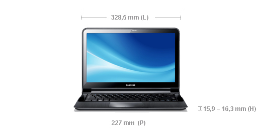 Samsung 9 900X3A-B01BE Intel® Core™ i5 i5-2467M 33.8 cm (13.3") 4 GB DDR3-SDRAM 128 GB SSD Windows 7 Home Premium Black AZERTY – image 8