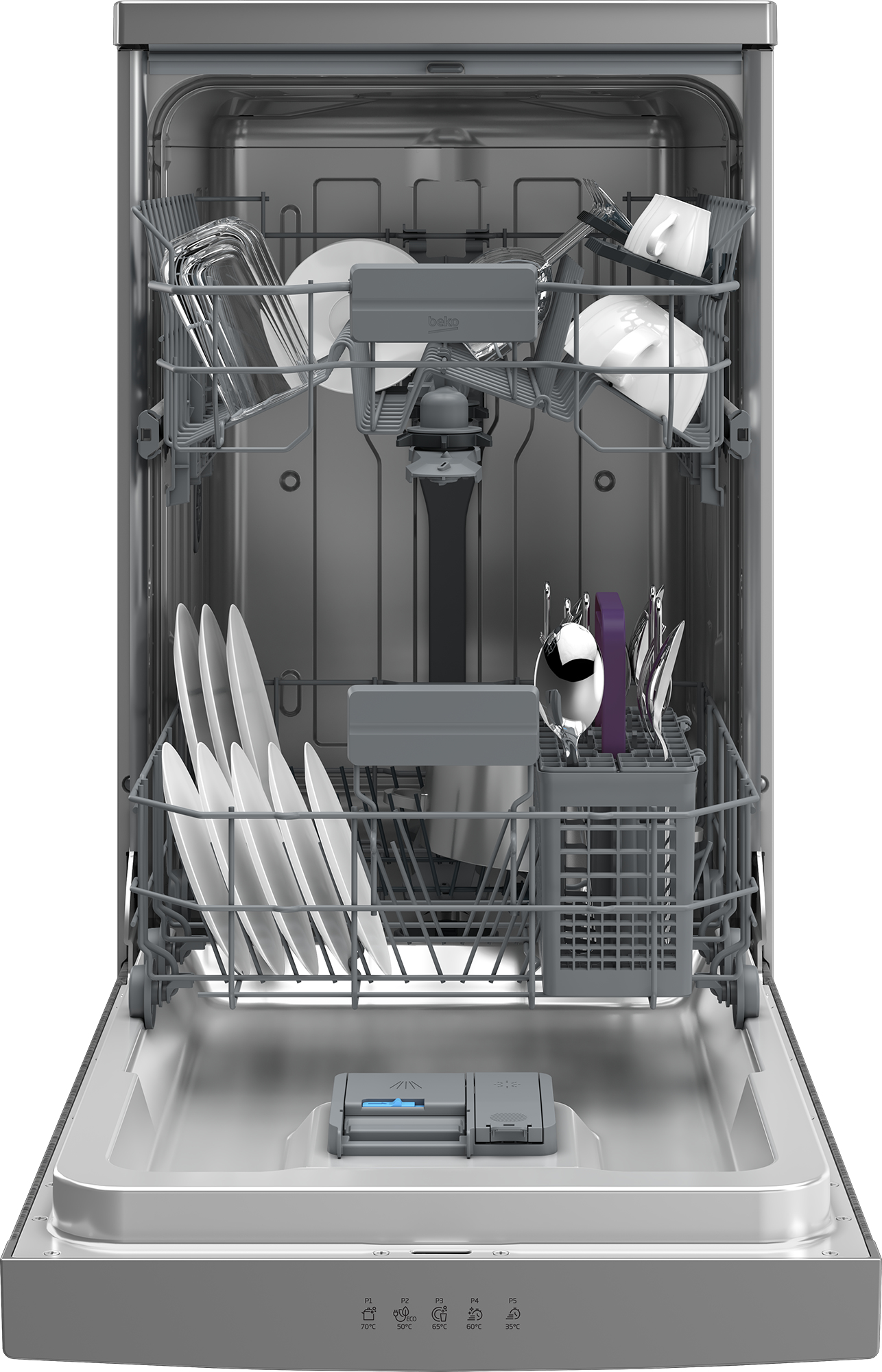Beko BDFS15020X dishwasher Freestanding 10 place settings – image 8