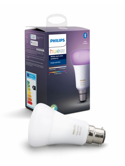 Philips by Signify Hue BT - White and Colour Ambiance B22 Single Bulb